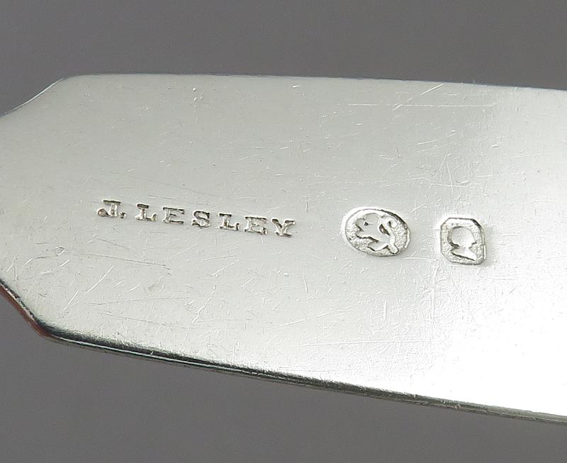 Robert Hendery Silver Dessert Fork - JH Tee Antiques