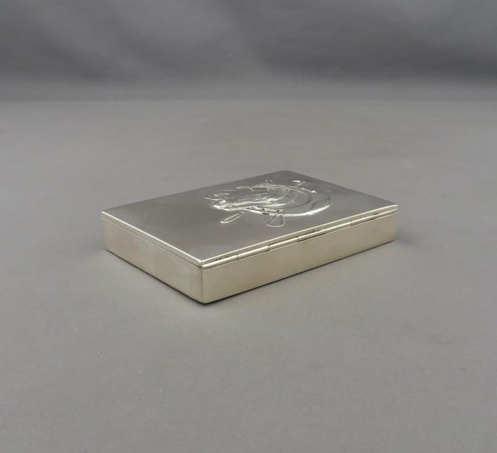 Russian Silver Cigarette Box - JH Tee Antiques