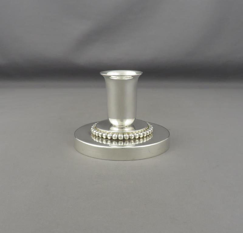 Sandborns Sterling Silver Candlesticks - JH Tee Antiques