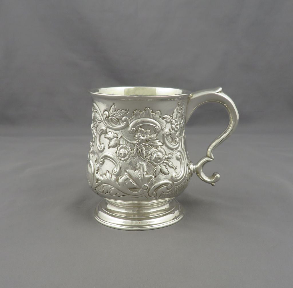 Scottish Silver Half Pint Mug - JH Tee Antiques