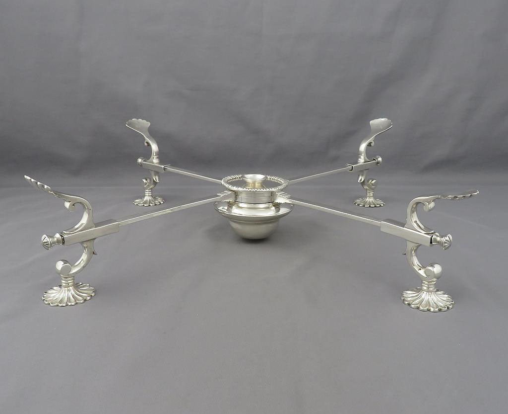Scottish George III Silver Dish Cross - JH Tee Antiques