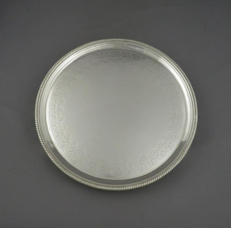 Scottish Sterling Silver Salver