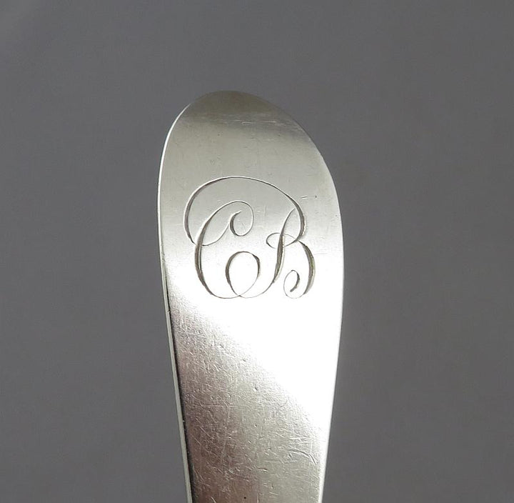 Set of 6 Scottish Silver Tablespoons - JH Tee Antiques