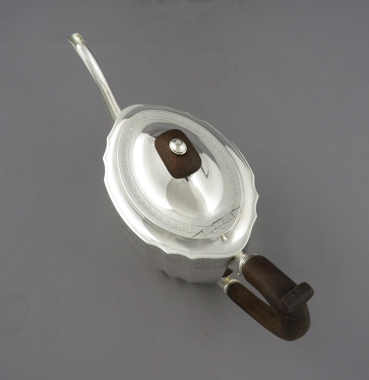 George III Scottish Sterling Silver Tea Set - JH Tee Antiques