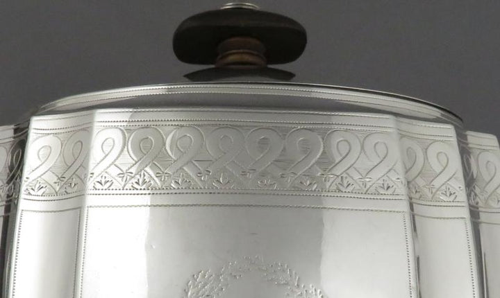George III Scottish Sterling Silver Tea Set - JH Tee Antiques
