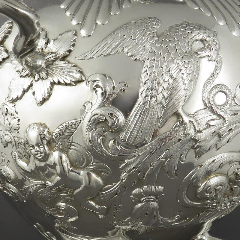 Scottish Victorian Silver Tea Urn