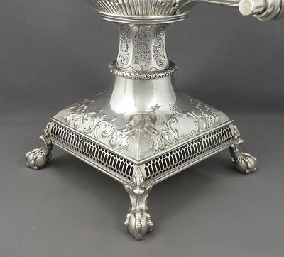 Scottish Victorian Silver Tea Urn