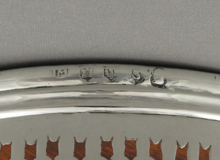 Scottish Sterling Silver Wine Coaster - JH Tee Antiques