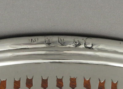 Scottish Sterling Silver Wine Coaster