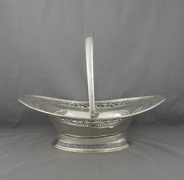 Scottish Sterling  Silver Basket - JH Tee Antiques