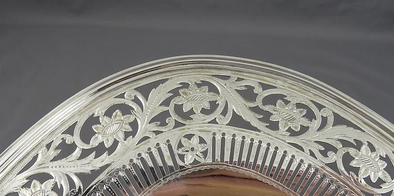 Scottish Sterling  Silver Basket - JH Tee Antiques