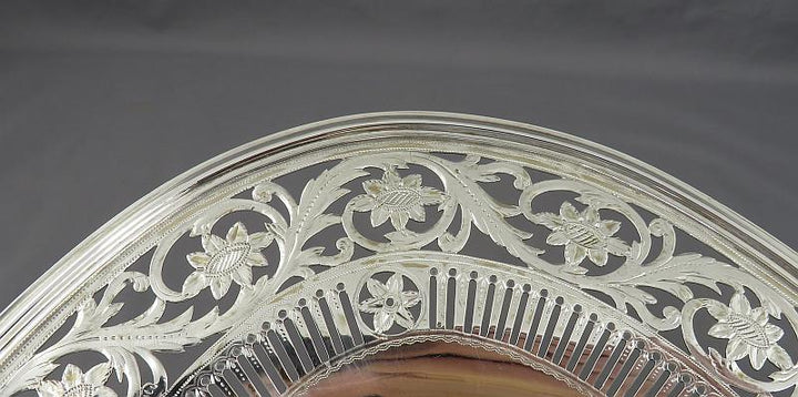 Scottish Sterling  Silver Basket - JH Tee Antiques