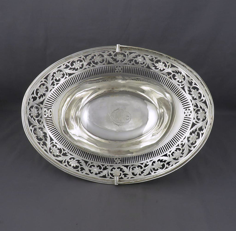 Scottish Sterling  Silver Basket