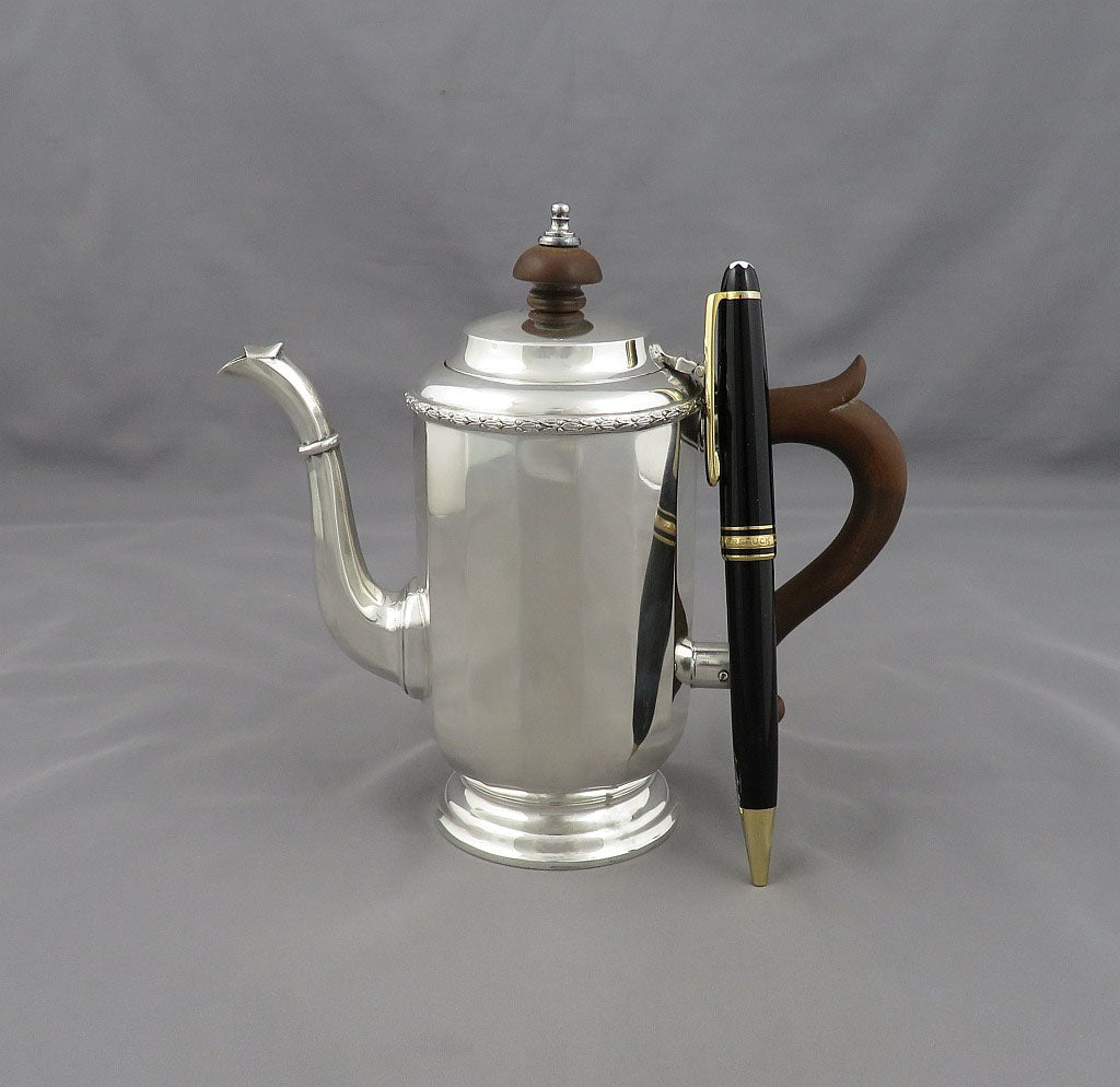 English Silver Café au Lait Set