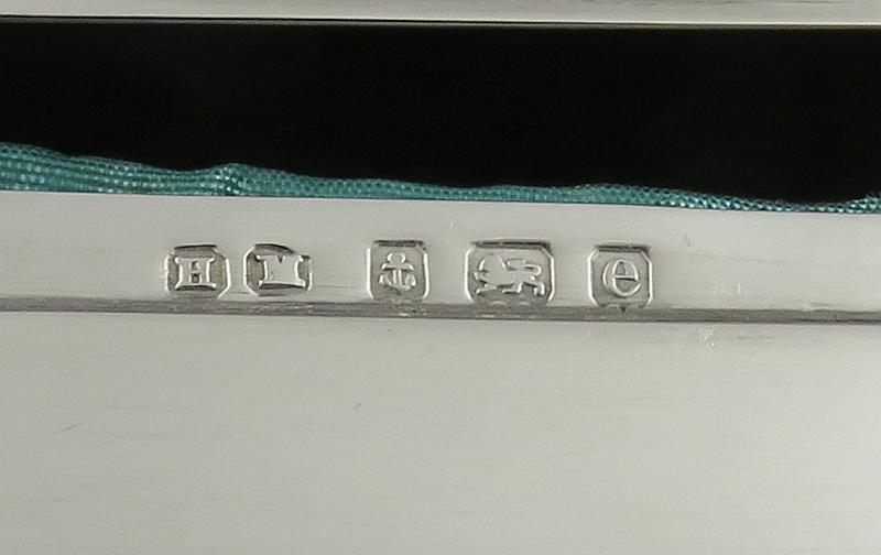 Edwardian Sterling Silver Jewellery Box - JH Tee Antiques