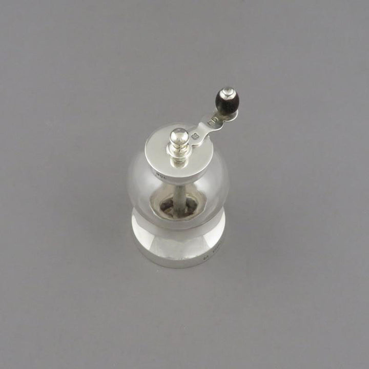 Victorian Sterling Silver Pepper Mill - JH Tee Antiques