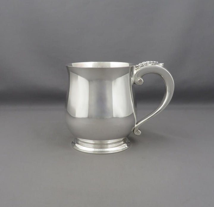 English Silver Pint Mug - JH Tee Antiques