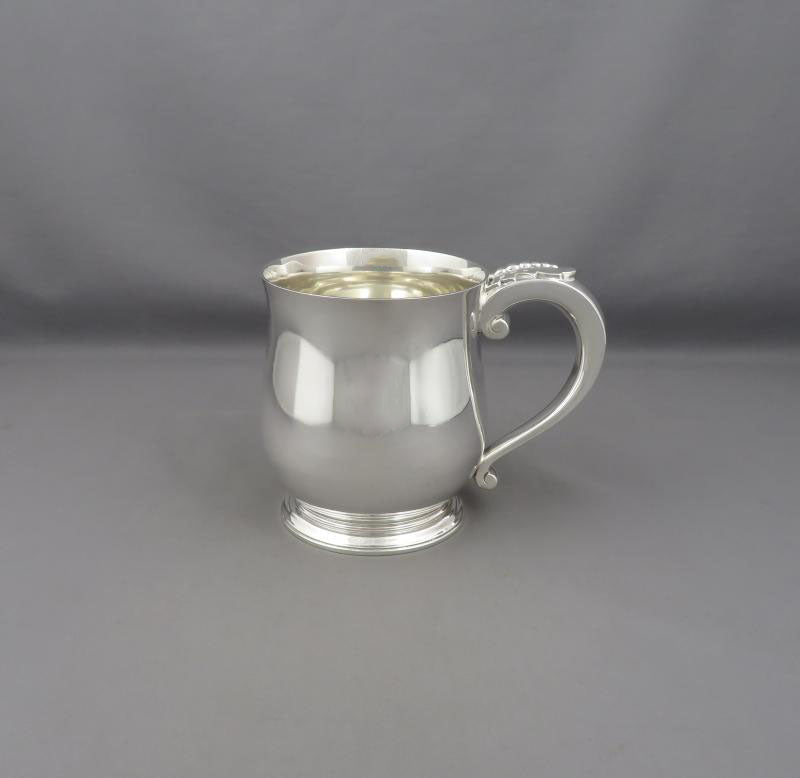 English Silver Pint Mug - JH Tee Antiques