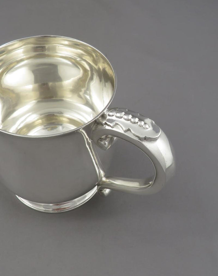 English Silver Pint Mug - JH Tee Antiques