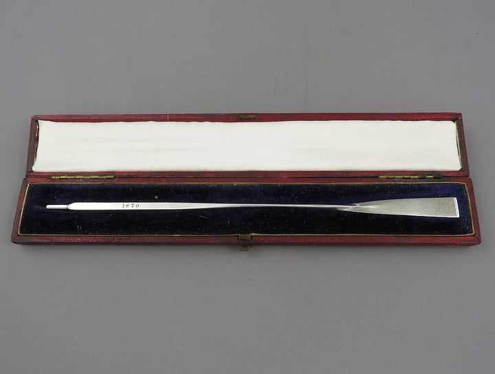 Victorian Silver Regatta Prize Oar - JH Tee Antiques