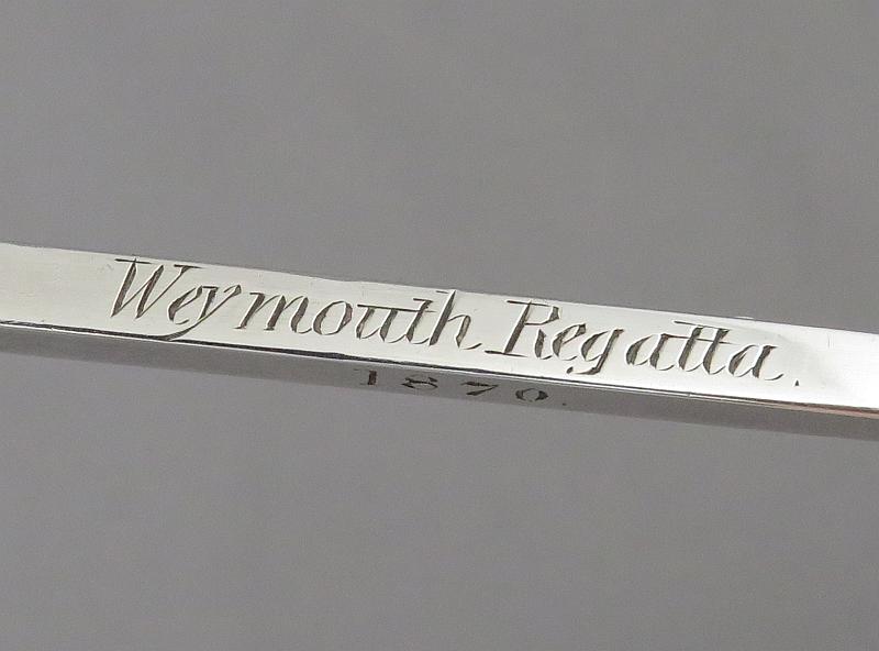 Victorian Silver Regatta Prize Oar - JH Tee Antiques