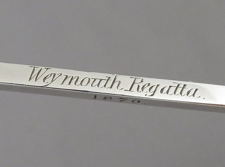 Victorian Silver Regatta Prize Oar - JH Tee Antiques