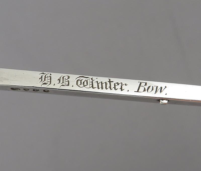 Victorian Silver Regatta Prize Oar - JH Tee Antiques