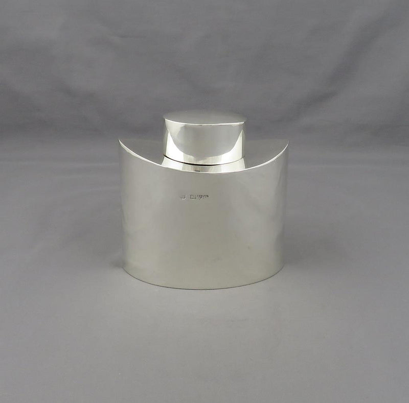 English Sterling Silver Tea Caddy