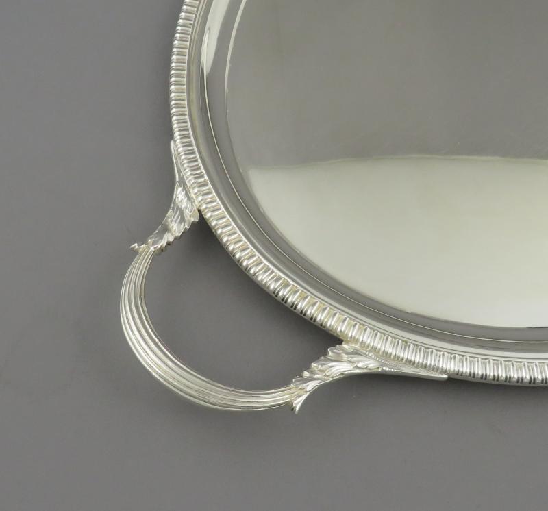 English Sterling Silver Tray