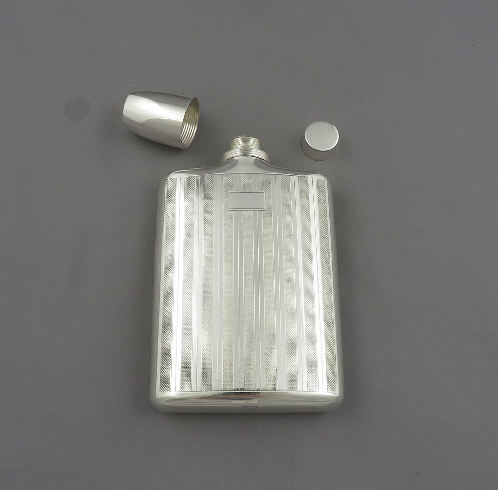 American Sterling Silver Hip Flask