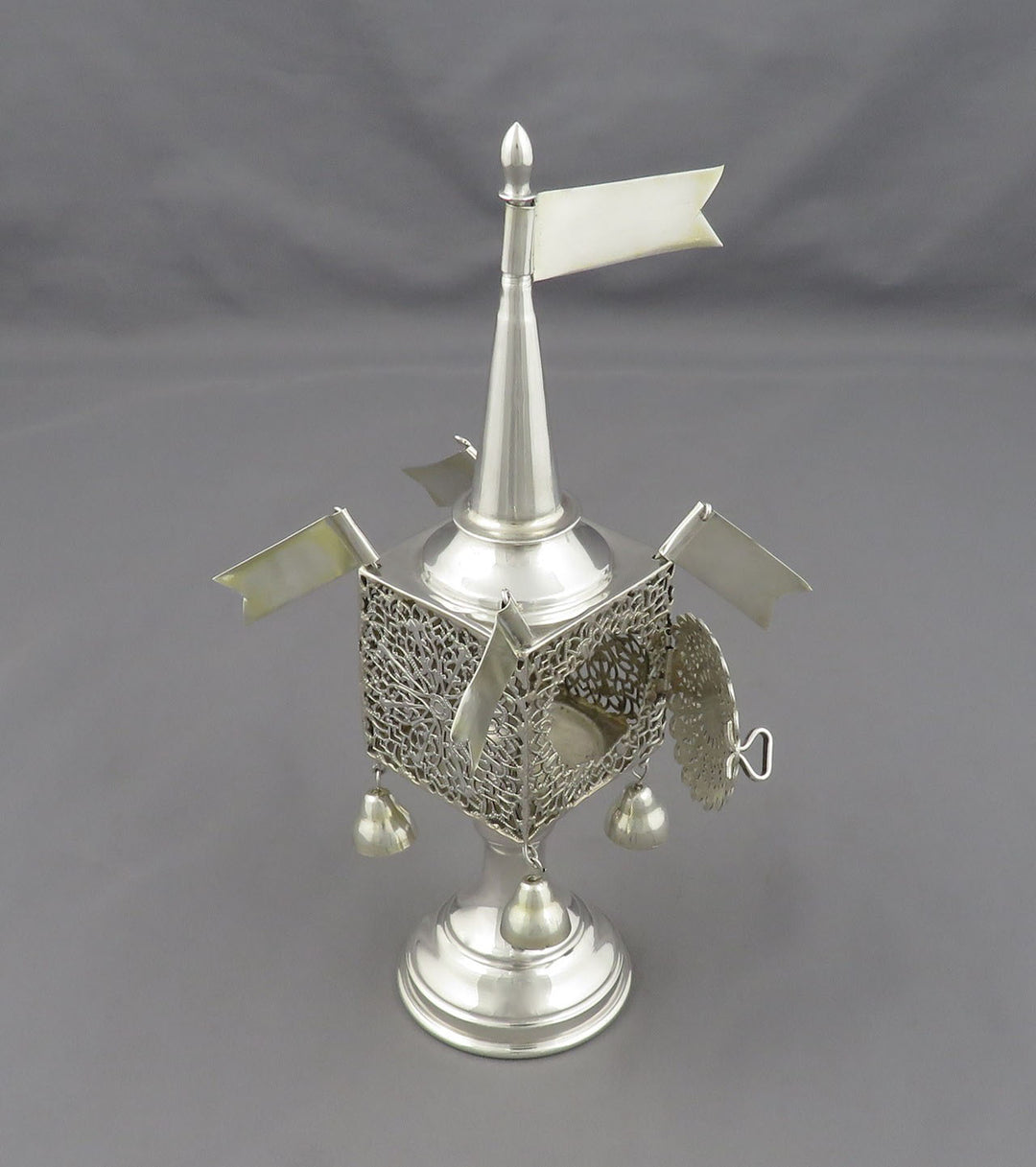 Judaica Sterling Silver Spice Tower