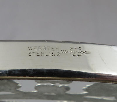 American Sterling Silver Overlay Trivet