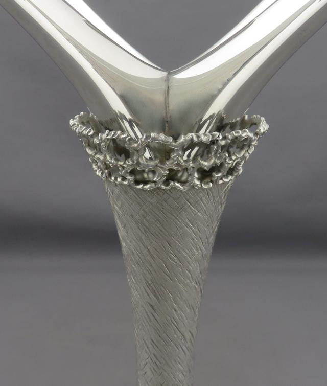 Stuart Devlin Silver Candelabrum - JH Tee Antiques