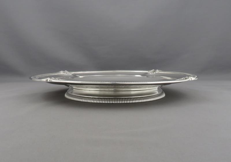 Tetard Silver Cake Plate - JH Tee Antiques