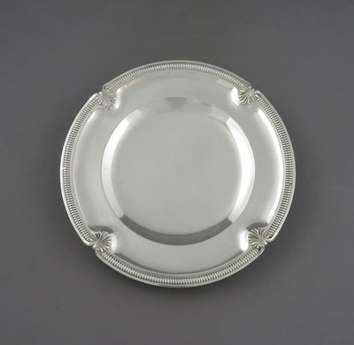 Tetard Silver Cake Plate - JH Tee Antiques