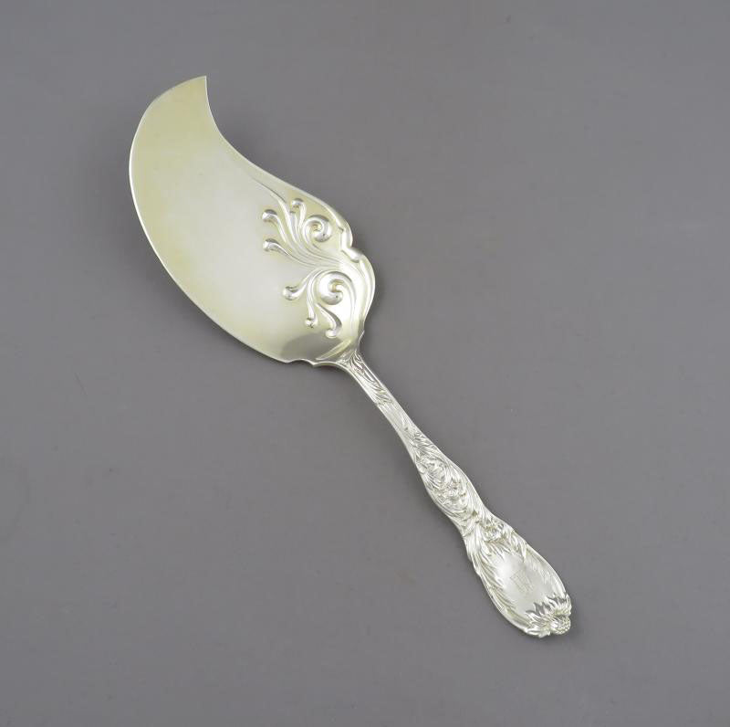Tiffany Chrysanthemum Silver Ice Cream Server - JH Tee Antiques