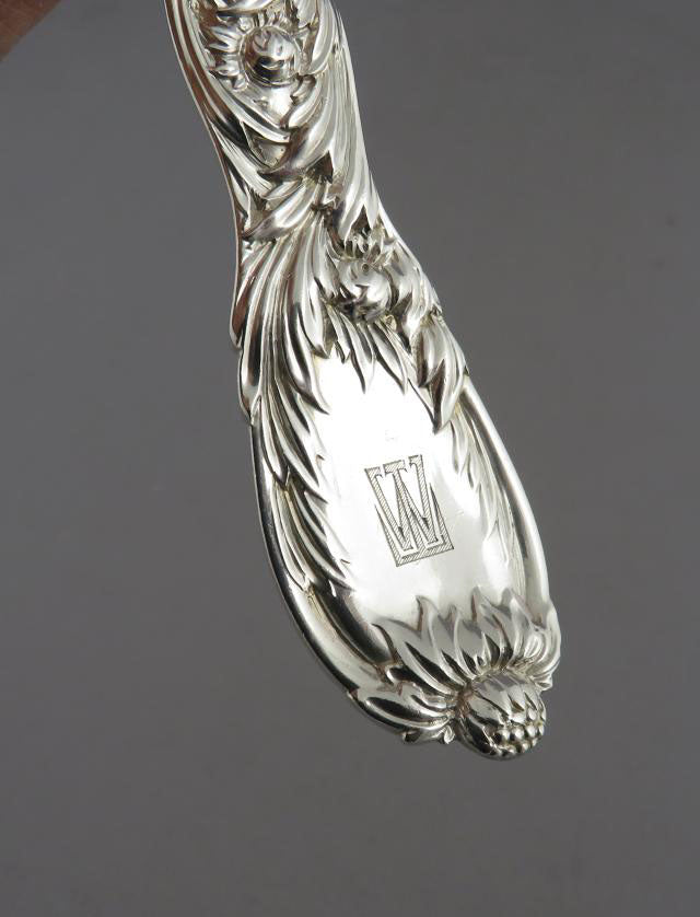 Tiffany Chrysanthemum Silver Ice Cream Server - JH Tee Antiques