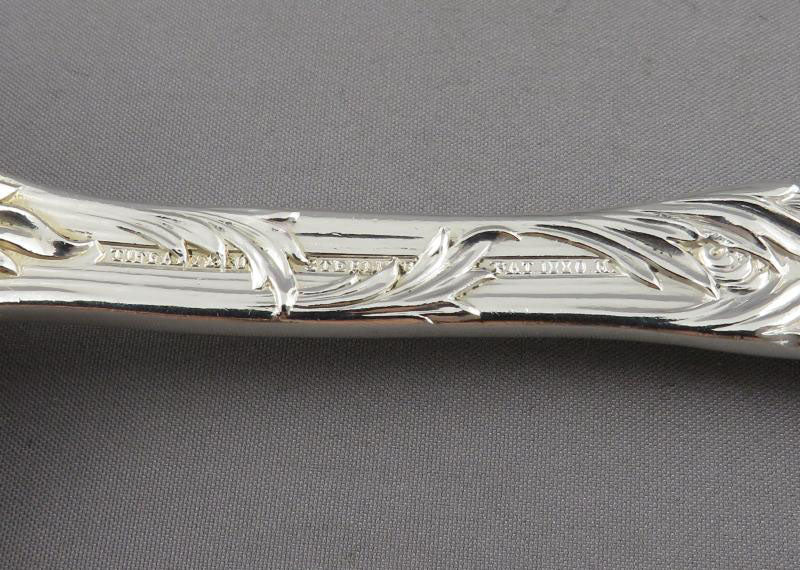 Tiffany Chrysanthemum Silver Ice Cream Server - JH Tee Antiques