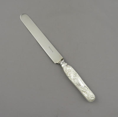 Tiffany Chrysanthemum Silver Luncheon Knife - JH Tee Antiques