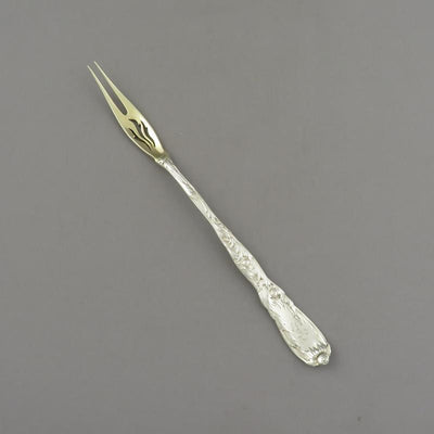 Tiffany Chrysanthemum Silver Olive Fork - JH Tee Antiques