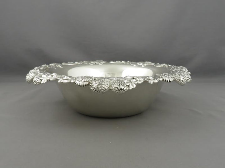 Tiffany Sterling Silver Clover Pattern Bowl - JH Tee Antiques