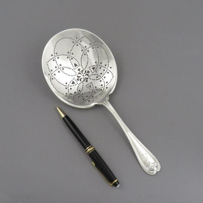 Tiffany Colonial Silver Saratoga Chip Server - JH Tee Antiques