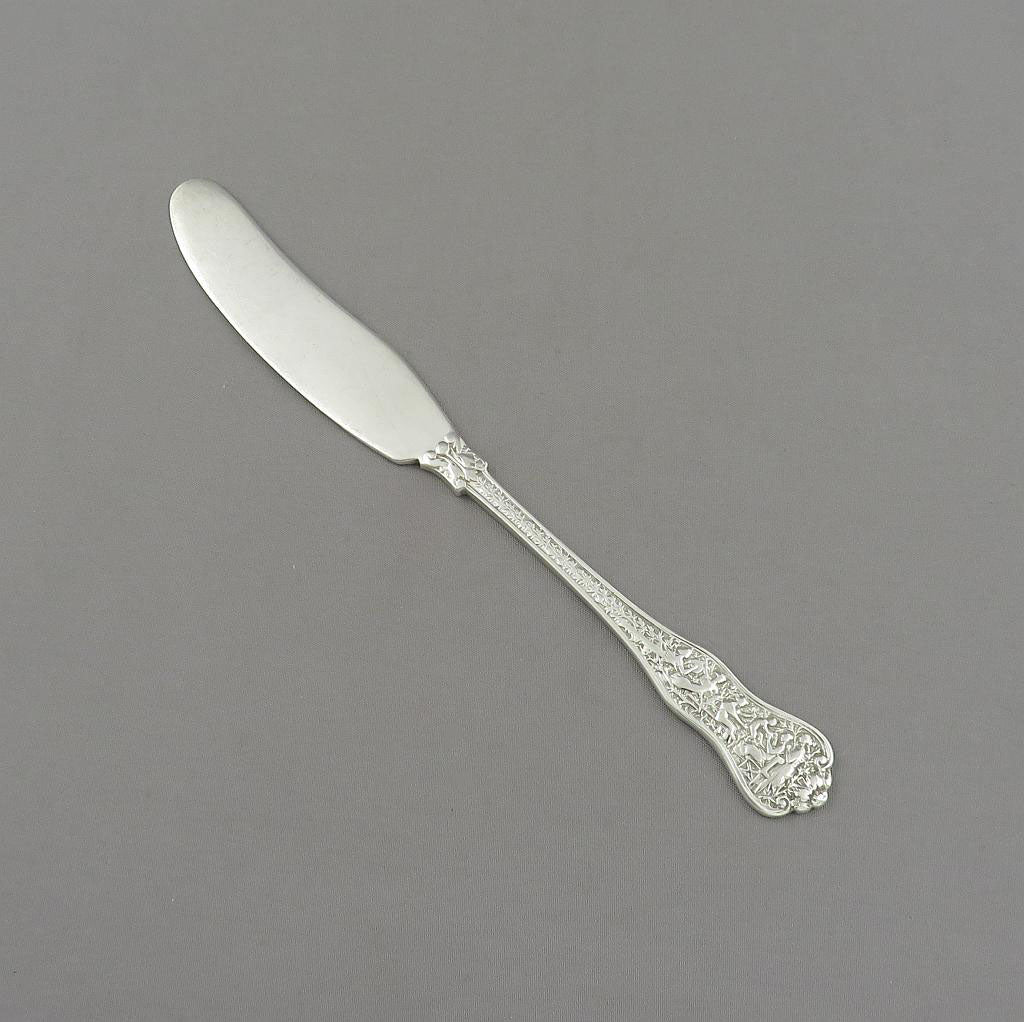 Tiffany Olympian Silver Butter Spreader - JH Tee Antiques