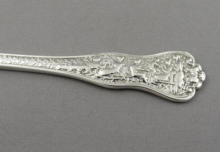 Tiffany Olympian Silver Butter Spreader - JH Tee Antiques