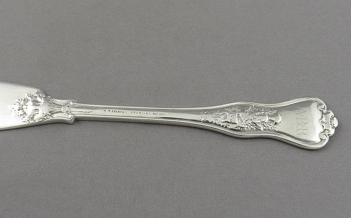 Tiffany Olympian Silver Butter Spreader - JH Tee Antiques