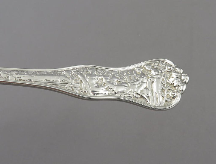 Tiffany Olympian Silver Dessert Spoon - JH Tee Antiques