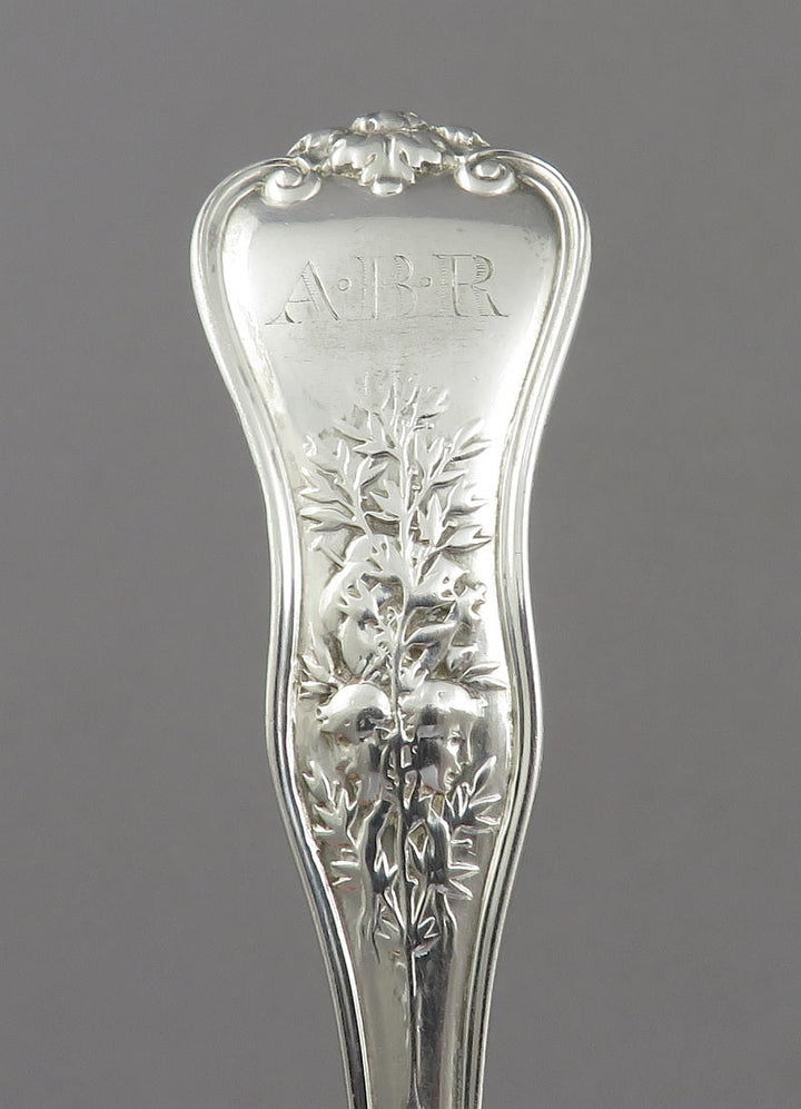 Tiffany Olympian Silver Dessert Spoon - JH Tee Antiques