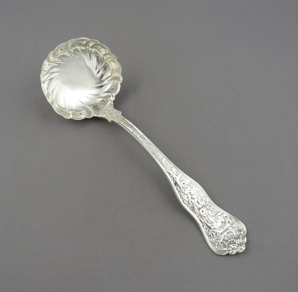Tiffany Olympian Silver Gravy Ladle - JH Tee Antiques
