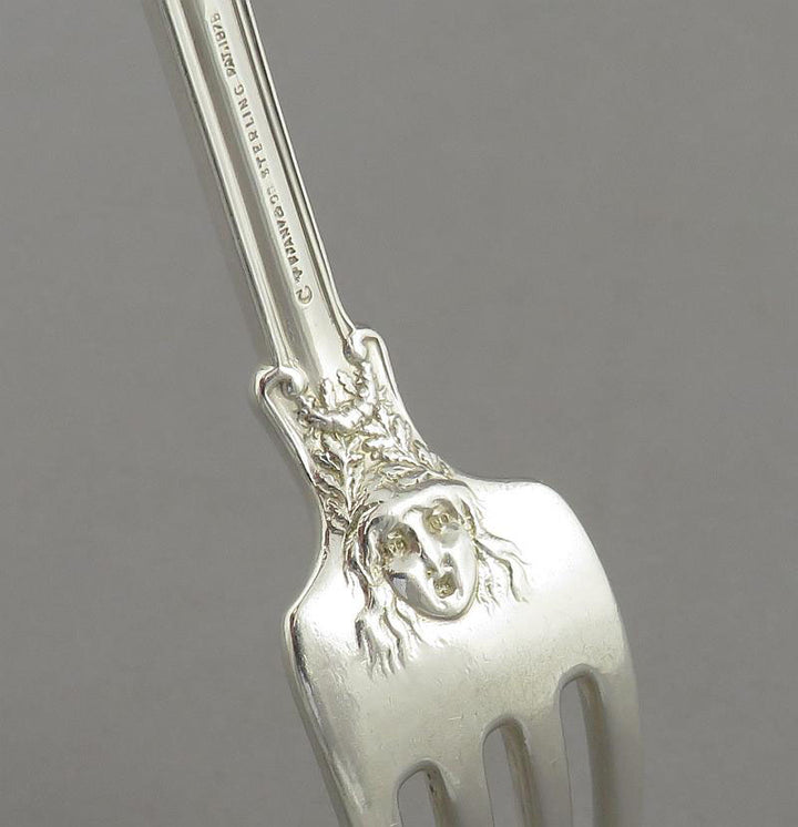Tiffany Olympian Silver Luncheon Fork - JH Tee Antiques