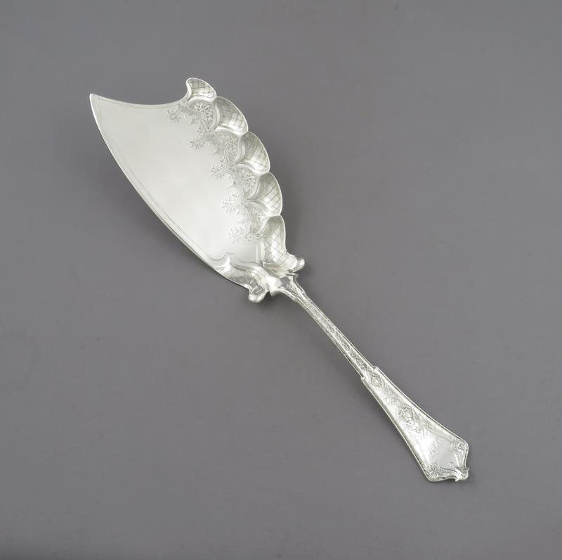 Tiffany Persian Silver Ice Cream Slice - JH Tee Antiques